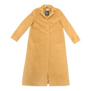 ICONS By Cinzia Rocca Wool Blend Tan Long Coat